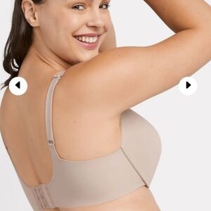Maidenform Dreamwire Back Smoothing Underwire Nude Tan T Shirt Bra Size 34C